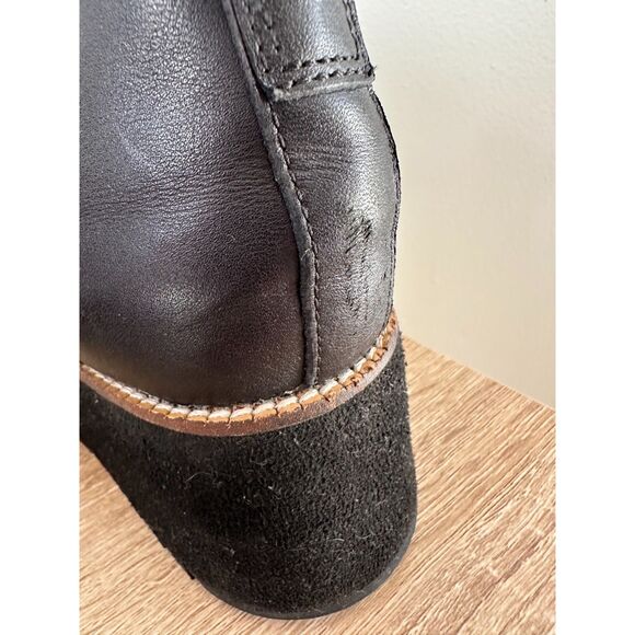 Cole Haan Women's Black Zero Grand Explore Waterproof Wedge Hiker Boots 10.5 - Picture 12 of 13